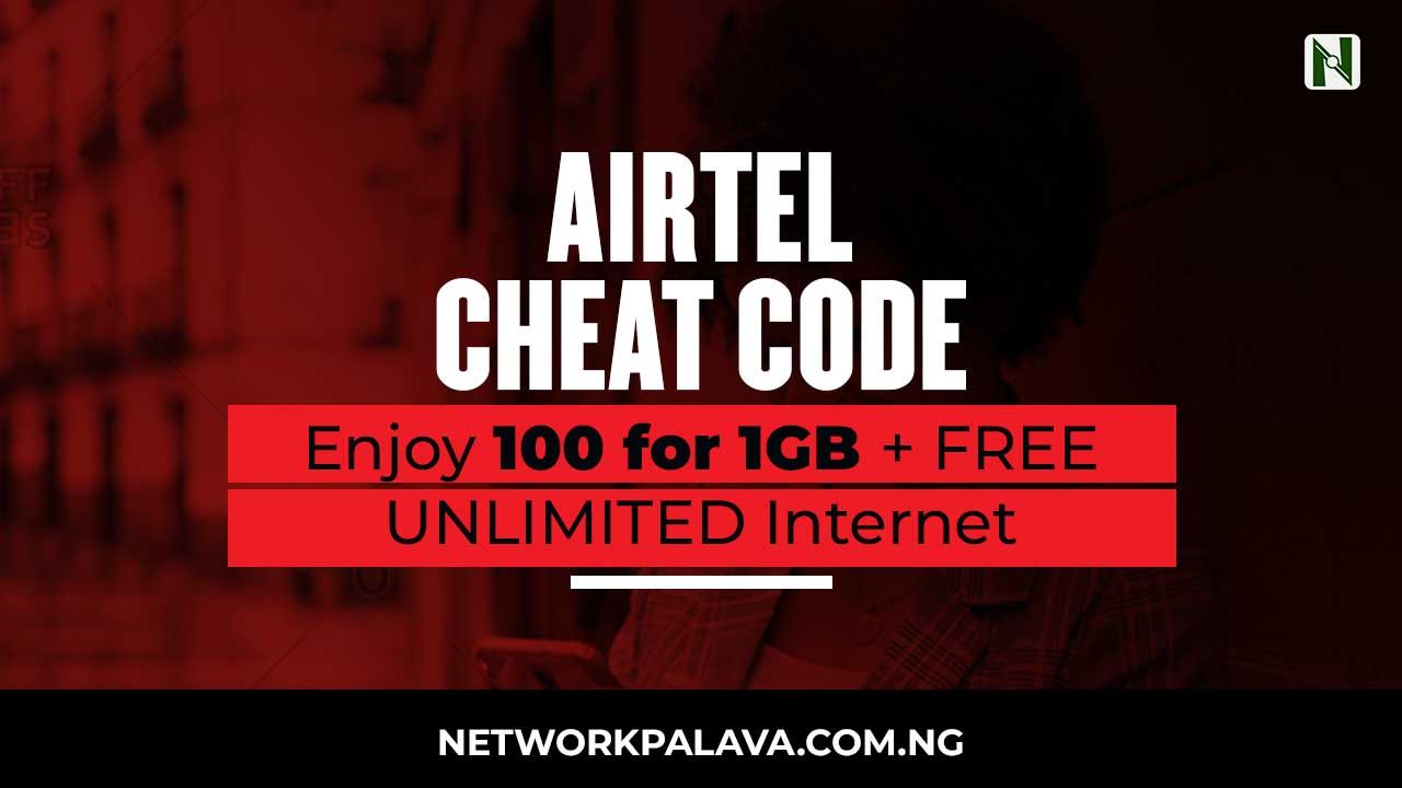Airtel Cheat Code 100 for 1GB FREE UNLIMITED 2024 • Network Palava
